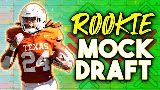 2024 Dynasty Fantasy Football 3ROUND ROOKIE MOCK DRAFT  2024 Fantasy Football [upl. by Ingmar]