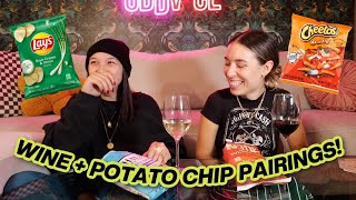 Trying wine  potato chip pairings [upl. by Bryon]