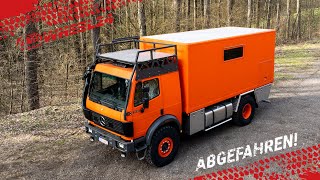 Der Mercedes Großvater vom ZETROSohne Adblue viel V8 und zwei TurboladerOrangeWorkbei 4wheel24 [upl. by Oona]