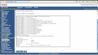 Installing Avaya Communication Manager 521 Kernel Service Pack [upl. by Ardnuhsal]