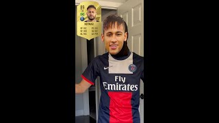 Neymar Reacts to his FIFA 23 Rating shorts [upl. by Kilian167]