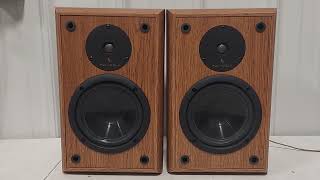 Infinity Reference One Bookshelf Speakers Wood [upl. by Stepha957]