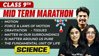 Complete CBSE Science  Class 9th  MID Term in One Shot  Marathon Series 🔥 [upl. by Yroc]