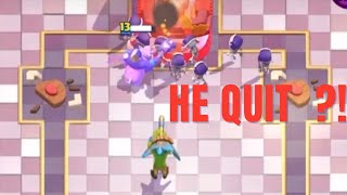 Why did he Quit on Ranked  Clash Royale [upl. by Anneirda32]