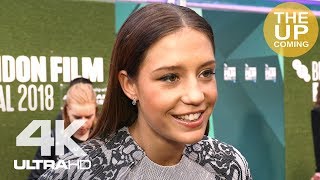 Adele Exarchopoulos on The White Crow and Ralph Fiennes at London Film Festival premiere [upl. by Sweyn]