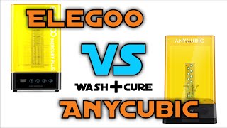 Elegoo Vs Anycubic  Washing and Cleaning Station Showdown [upl. by Animar]