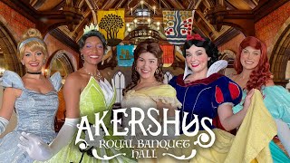 Dine with Disney Royalty in Akershus Royal Banquet Hall in Epcot Disney World [upl. by Ahsieki875]