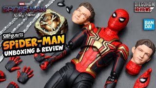 SPIDERMAN Integrated Suit Final Battle SH Figuarts Bandai Unboxing e Review BR  DiegoHDM [upl. by Ennaed]