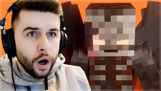 REACTING TO NETHER TITAN MINECRAFT MOVIE Minecraft Animations [upl. by Hook570]