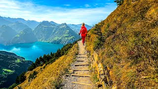 Walking the most epic ridge hike in Switzerland 🇨🇭 Stoos  Fronalpstock [upl. by Yelena]