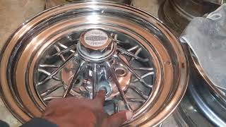 15 in Cragar 30 spoke Star wire Wheels rust removalslabculture slab [upl. by Henry]