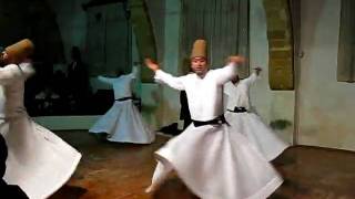 Whirling Dervish performance in Nicosia Turkish Cyprus [upl. by Jacklin636]