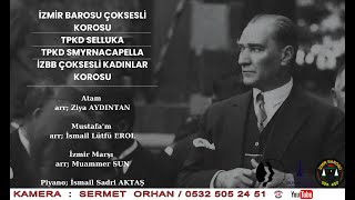 İZMİR BÜYÜK ŞEHİR BELEDİYESİ KOROLAR TOPLULUĞU CUMHURİYETİN 101 YILI ÖZEL KONSERİ [upl. by Adyht]