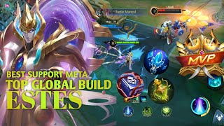 ESTES SUPPORT TERBAIK META SEKARANG  ESTES BEST BUILD 2024  BUILD TOP GLOBAL ESTES  MLBB [upl. by Regan]