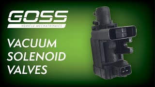 Goss Products Vacuum Solenoid Valves [upl. by Koal]