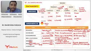 Diabetes Mellitus TTO insulinas hipoglucemiantes  Endocrinología VILLAMEDIC Repaso teórico [upl. by Giess678]