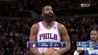 James Harden and Joel Embiid Shoot 22 Free Throws 👀 [upl. by Edva]