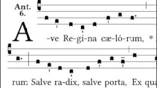 Ave Regina caelorum simple tone [upl. by Goetz344]