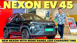 Meet new Tata Nexon EV with 45Kw Battery packwhich gives you more range and less charging time [upl. by Ecnatsnoc860]