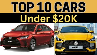 Top 10 Best Cars Under 20K in 2024  Affordable amp FeaturePacked Cars [upl. by Lait482]