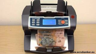 AccuBANKER AB5500 bill counter [upl. by Ninaj]