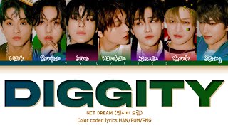 NCT DREAM 엔시티 드림  Diggity Color Coded Lyrics HANROMENG [upl. by Corby]