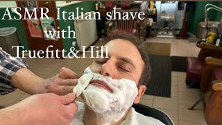 ASMR ITALIAN SHAVE with Truefittamphill soap 🫧🪒 [upl. by Nnalyrehc]