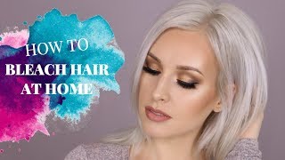 HOW TO BLEACH YOUR HAIR AT HOME [upl. by Enatan]