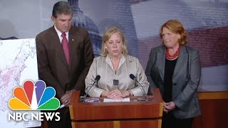 Keystone Pipeline Vote Leaves Landrieu Disappointed  NBC News [upl. by Hanikas301]