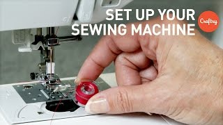 How to Set Up a Sewing Machine for Beginners with Angela Wolf [upl. by Dorehs154]