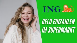 Geld AUS amp EINZAHLEN im Supermarkt Jetzt möglich mit ING Bargeld [upl. by Azrim733]