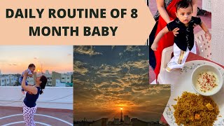 DAILY ROUTINE WITH 8 MONTHS OLD BABY QUARANTINE in TAMIL  What my 8monthold baby eats in a day [upl. by Arte]