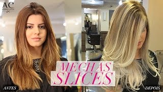 COMO FAZER MECHAS SLICES [upl. by Chuch]