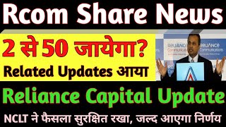 Reliance Communication Share Latest NewsRcom Share Latest NewsReliance Capital Share NewsSmse [upl. by Idnal461]