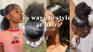 4C Hair Slay Your Look 2023 blackgirlhairstyles blacktiktok [upl. by Kciderf]