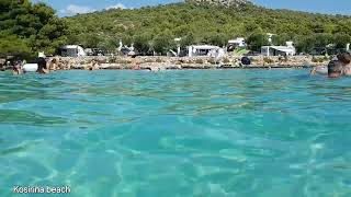 Island of Murter Croatia quotKosirina beach  Hrvatska otok Murter quotKosirina plažaquot 2021 [upl. by Almeda210]