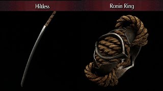 Ronin Ring amp Hiltless Weapon  Demons Souls [upl. by Clintock210]