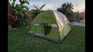 Coleman Sundome 6Person Dome Camping Tent  Easy Set Up Weatherproof amp Spacious  Review [upl. by Cote4]