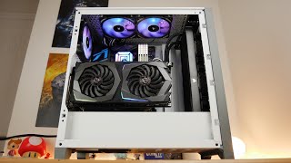 Vertical GPU mounting  how to why and should you featuring the Corsair Airflow 4000D [upl. by Auhsaj555]