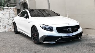 BRABUS S63 AMG Coupé  LOUD REVS and SOUNDS [upl. by Euqina692]