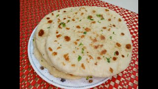 Turkish Flatbread Bazlama recipe by 4mrecipes No Oven [upl. by Ettedualc]