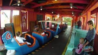 Goofys Barnstormer queue and ride at Mickeys Toontown Fair Magic Kingdom Walt Disney World [upl. by Nerin462]