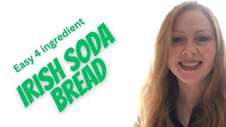 Easy 4 Ingredient Irish Soda Bread [upl. by Lunna]