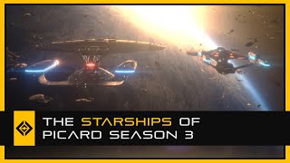 The Ships of Star Trek Picard Season 3 [upl. by Euqinemod]