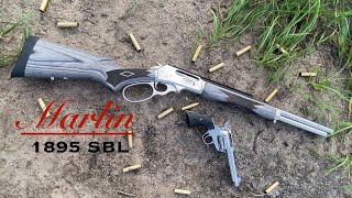 Marlin 1895 SBL  First Shots and Impressions [upl. by Fonville779]