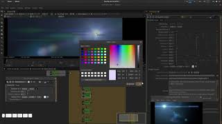 Natron Lens Flare studio  Creating sci fi flare Part1 [upl. by Ameehsat]