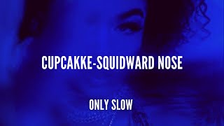 CUPCAKKE  Squidward Nose  SPED UP [upl. by Einnhoj]