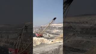 Indian Mining miningmachinery  Dragline  Operation DragHoistSwing load unloading 20 CMHEC [upl. by Niowtna571]