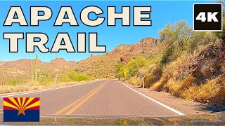 🌵 Apache Trail 4K scenic drive  Arizona [upl. by Liw]