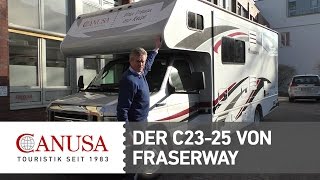 Der Motorhome CS 2325 Slideout von Fraserway  CANUSA [upl. by Kopple74]